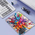 Colorful Splash Paint Design, Vibrant Color Mouse Pad Pretty Mouse Pad Small Mouse Pad for Laptop, 26x21cm...