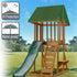 Playground Replacement Canopy,52" x 89" Outdoor Swingset Shade Kids Playground Roof Canopy Waterproof Cover Replacement Tarp Sunshade UV Protectio...