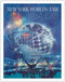 1964 New York World’s Fair - Unisphere Globe - Vintage Travel Poster by Bob Peak - Fine Art Matte Paper Print (Unframed) 11x14in...
