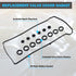 Valve Cover Gasket Set - Compatible with 2.0L 2.3L 2.4L 2002-2015 Honda Accord, Civic, CR-V, Element, Crosstour, Acura CSX, ILX, RDX, RSX, TSX - R...