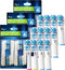 Replacement Brush Heads Compatible with OralB Braun- Best Double Clean, Pack of 12 Electric Toothbrush Replacement Heads- for Oral B Pro, 1000, 80...