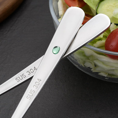 X-Large Serving Spoons Set, 304 Stainless Steel Buffet Serving Spoons, 11.4 Inch Tabletop Serving Utensil Serving for Casseroles, Veggies, Stewed ...