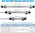 iKefe 11" White & Blue Submersible LED Aquarium Fish Tank Light with Timer/Dimmable Underwater Fish Tank Aquarium LED Lights Fixture for Saltwater...