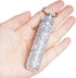 Bling Pill Case Pill Box Pill Organizers with Keychain Rhinestone Portable Pill Holder Waterproof Glitter Pill Storage Container for Indoor Outdoo...