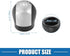 5 Speed Manual Transmission Shift Knob Gear Shifter for Opel Vectra B Plastic Black Silver Tone...