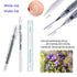 10Pcs Microblading Skin Marker Tattoo Stencil Markers Pen Permanent Makeup Position Mark Surgical Tip Sterile with Paper Ruler for Eyebrow, Lips, ...