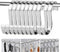10 Pack Flat S Hooks - Stainless Steel Heavy Duty 3inch S Hooks for Hanging pots, Pans, Plants, Coffee Mugs, Towels in Kitchen and Bathroom, Coat,...
