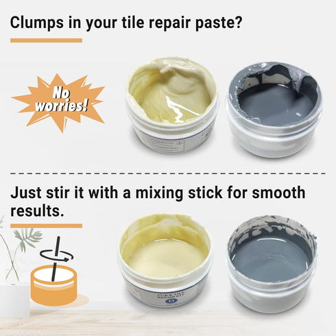 VERNY Tub Repair Kit Fiberglass Tub Repair Kit, 3.7oz Acrylic Wall Repair Tub Porcelain Repair Kit Tile and Shower Repair Kit, for Toilet, Sink Cr...