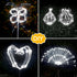 2 Pack Solar Firework Lights, 300 LEDs Solar Lights with 8 Modes, Waterproof Firework Lights, Copper Wire Firework Lights, Pathway Decorative Ligh...