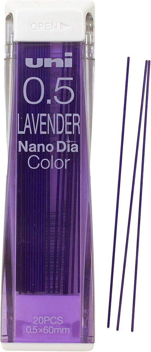 uni Color Mechanical Pencil 0.5mm Lead, Nanodia, Lavender, 0.5mm Lead...