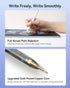 Stylus Pen for iPad(2018-2022),Baseus Stylus Pen Support Wireless Charging, with Tilt Control, Full Screen Palm-Rejection Compatible with Apple iP...