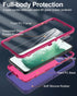 for Samsung Galaxy S21 Plus 5G Phone Case, with Screen Protector, Dust-Proof Port Cover, Full-Body Non-Slip Silicone Rubber Covered, Military Grad...