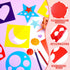 24 Pieces Colorful Shape Tracing Stencils Painting Shape Stencils PET Learning Shape Templates Geometric Stencils Templates Kids Drawing Templates...