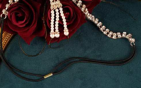 Cizoe Art Deco 1920s Flapper Great Gatsby Leaf Wedding Bridal Tiara Pearl Headpiece...