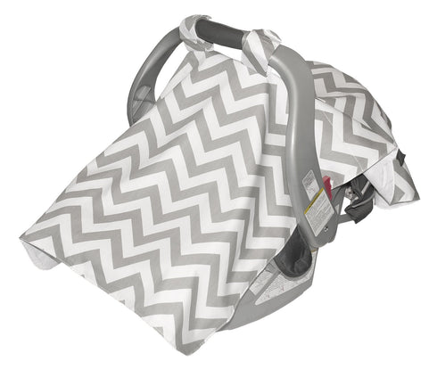 Jolly Jumper Infant Car Seat Veil, Chevron Grey, One Size...