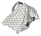 Jolly Jumper Infant Car Seat Veil, Chevron Grey, One Size...
