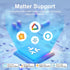 Matter Smart Plug, Homekit Supported, Smart Outlet Works with Siri, Alexa & Google Home, WiFi Outlet Smart Home with Remote Control, Timer & Sched...