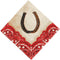 Fun Express Western Cowboy Beverage Napkins (16 pack with horseshoe design) Party Supplies, 5" x 5"...