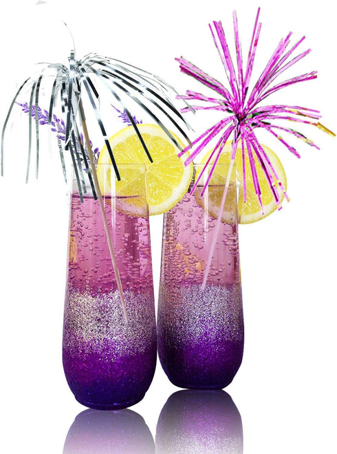 Allazone Cocktail Picks Firework Party Picks, 120 PCS Firework Cake Toppers, Sandwich & Cocktail Picks, Toothpicks for Cake Decoration, Party Supp...