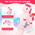 Bubble Wand for Kids, Rainbow Horse Bubble Machine Blower Maker Toys with Light, Outdoor Party Birthday Gifts for 1 2 3 4 5 6+ Years Old Toddlers ...