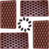 4 x 55 Mini Coffee Beans Chocolate Mold Candy Ice Cube Jelly DIY Cake Decoration Food-Grade Silicone Bakeware Mould Baking Molds...