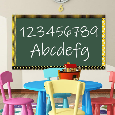 71Ft Bee Paper Bulletin Board Borders Bumble Bee Classroom Decoration Bees Hive Border Trim Strips Honeycomb Bulletin Board Decor for Nursery Elem...