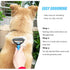 Deshedding Dog Brush And Metal Comb, Cat Brush Dog Brush Undercoat Rake for Dogs & Cats, Pet Grooming Brush For Shedding, Dematting, Pet Hair Remo...