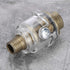 Oiler Lubricator, 1/4" BSP Mini In Line Air Tool Oil Lubricator, Oiler Compressor Pipe Automatic Lubrication for Pneumatic Tool Air Compressor Pip...