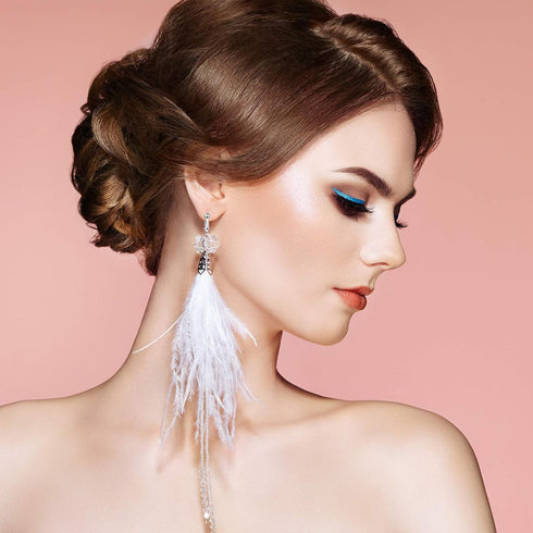 Clip on Earring Converter Earring Clip Backs on Earring Findings with Easy Open Loop Earring Backs Pierced Parts with Storage Box, 4 Colors (24 Pi...