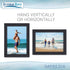 Icona Bay 5x7 Picture Frame Set (Black, 10 Pack), Simple Modern Design, Table Top Kickstand and Wall Hanging Hooks Included, Impresia Collection...