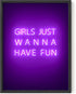 HAUS AND HUES Purple Pictures Wall Decor - Wall Art for Bedroom Aesthetic Purple, Neon Posters, Teen Girl Posters for Bedroom UNFRAMED 12" x 16" (...