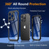Oterkin for iPhone 14 Pro Case Waterproof,Shockproof Bumper Case with Built-in Screen Protector,Dustproof Anti-Scratch Anti-Stain Phone Case for i...