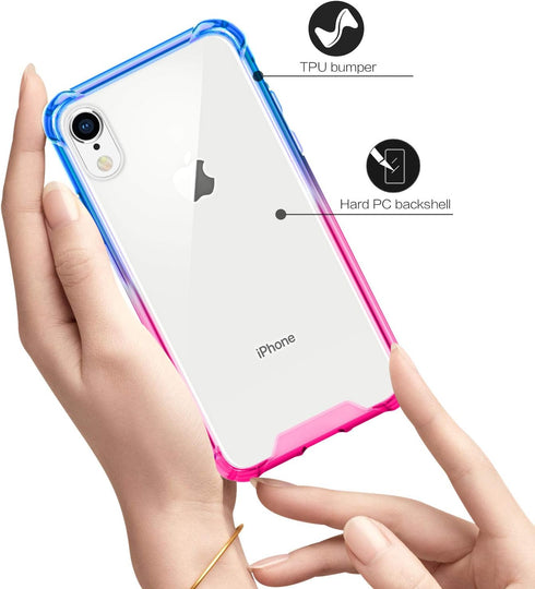 Salawat Compatible iPhone Xr Case, Clear iPhone Xr Case Cute Anti Scratch Slim Phone Case Cover Reinforced Corners TPU Bumper Shockproof Protectiv...