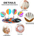 4 Pcs Split Cups for Paint Pouring with 2-5 Channels Resin molds Silicone Resin Mixing Cups Pour Painting Supplies Acrylic Paint Pouring DIY Makin...