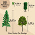 Bright Creations 55-Pieces of Miniature Model Trees for Diorama Supplies, Scenery, Landscape, DIY Projects, Arts and Crafts, Train Village, Railro...