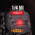 Coast SL1R USB Rechargeable Safety Clip Light with Red Light Multi-Mode and Adhesive Dual Mount, Running, Walking, Cycling, Job Site, Helmet/Hard ...