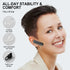Bluetooth Headset, Wireless Bluetooth Earpiece with 35 Hours Talking Time, V5.2 Hands-Free Bluetooth Headset with Microphone IPX5 Waterproof Half ...