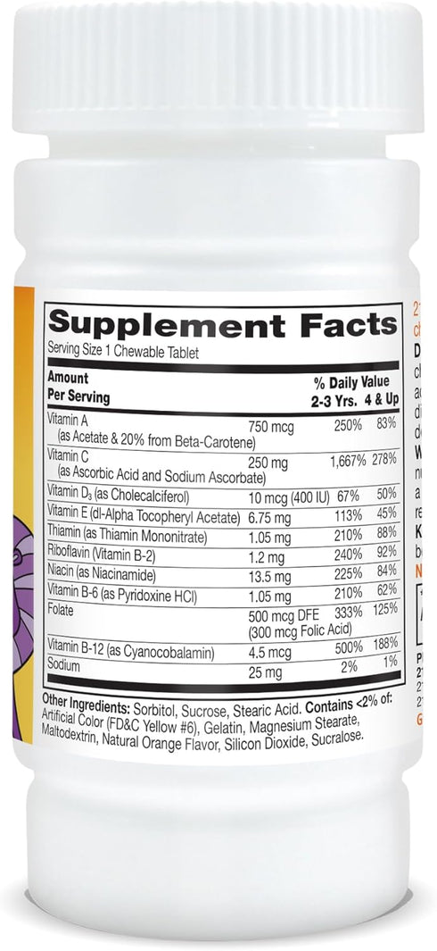 21st Century Zoo Friends with Extra C Chewable Tablets, 60 Count...