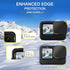 Accessories Kit for Go Pro Hero 12/Hero 11/Hero 10/Hero 9 Black,2-Pack(6pcs) Screen Protector Silicone Sleeve Protective Case with Lens Cover Cap ...