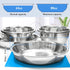 Shallow Dog Food Bowls, Non Slip Food Grade Stainless Steel Bowls for Large Dogs - 8 Cups / 2 Quart (2 Pcs)...