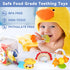 MOONTOY Baby Rattles Teether Set Toys for 0 1 2 3 4 5 6 7 8 9 10 11 12 Month Old Baby Boy Girl, 9PCS Baby Toys Sensory Toys Early Development Newb...