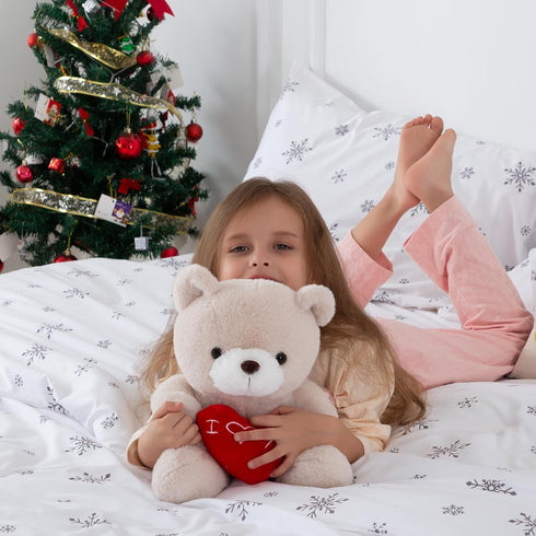 I Love You Teddy Bear for Girlfriend Stuffed Animals Cute Stuffed Teddy Bears for Girls Stuffed Bear Plush Toys Brown Teddy Bear Stuffed Animal Pl...