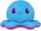 TeeTurtle Plushiverse - 4" Reversible Octopus Plushie - Purple and Blue - Cute Kawaii Soft Stuffed Animal...
