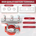 Battery Terminal Connectors 3 Way, 2 Pcs Battery Terminals Copper, Battery Cable Ends with Anti-Corrosion Pad for Car RV Accessories Automotive Ma...