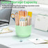 Desk Organizer,Minimalist Modern Design Pen Holder for Desk 360°Rotating Office Desk Accessories,Pencil Cup with 5 Compartments Storage Box Caddy ...