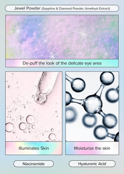 I DEW CARE Hydrogel Eye Patch - Starlit Kitten | Reduce Dark Circles, Fine Line, Pufffy Eyes, Caffein, Hyluronic Acid, Niacinamide, Korean Skin Ca...
