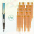 LUTER 6pcs Inkless Pencils, Infinity Pencils with Erasers and 6 Replacement Nibs, Reusable Pencil for Students Eternal Pencil for Writing Drawing ...