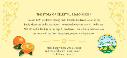 Celestial Seasonings Mandarin Orange Spice Herbal Tea, 20 Count...