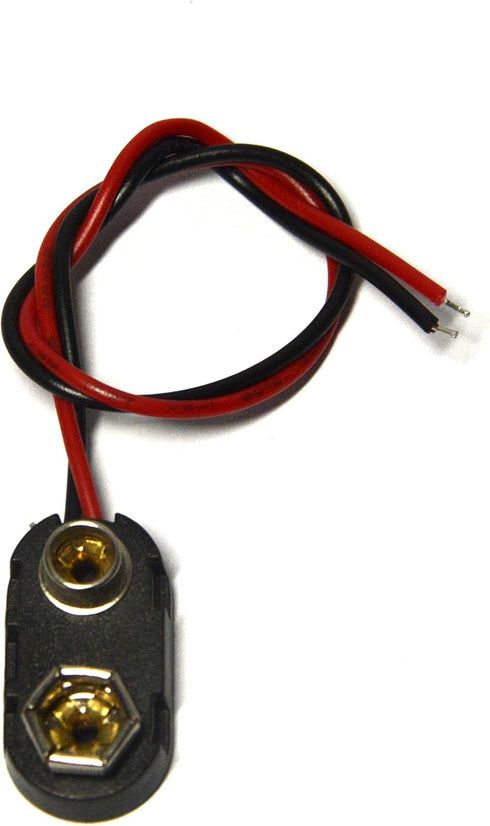 3 Pcs 4 x 1.5V (6V) AA Battery Holder Leads with 3 Pcs 9V I Type Snap Connector Plastic Housing...