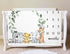 Safari Milestone Blanket, Jungle Wild Animals Baby Growth Chart Monthly Blanket, Watch Me Grow Jungle Safari Baby Nursery for New Moms Baby Shower...